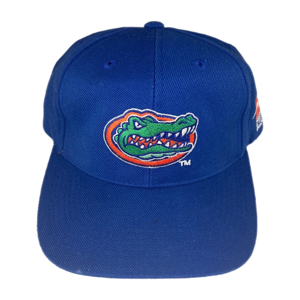 Vintage Florida Gators Sports Specialties Plain Logo Snapback Hat Blue Orange